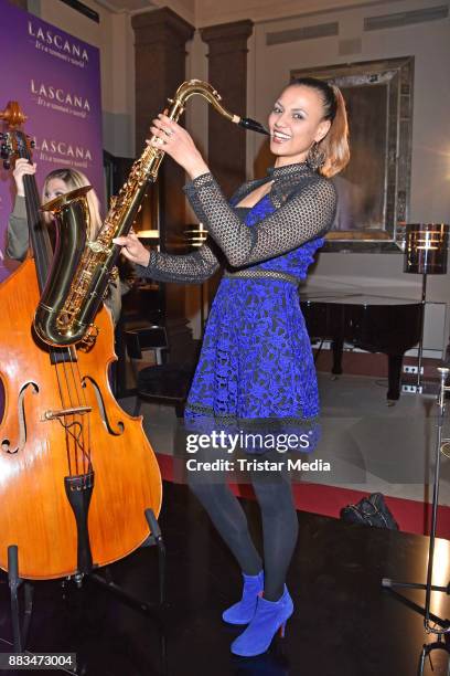 Francisca Urio attends the exhibition opening 'Sound of Passion' at Hotel De Rome on November 30, 2017 in Berlin, Germany.