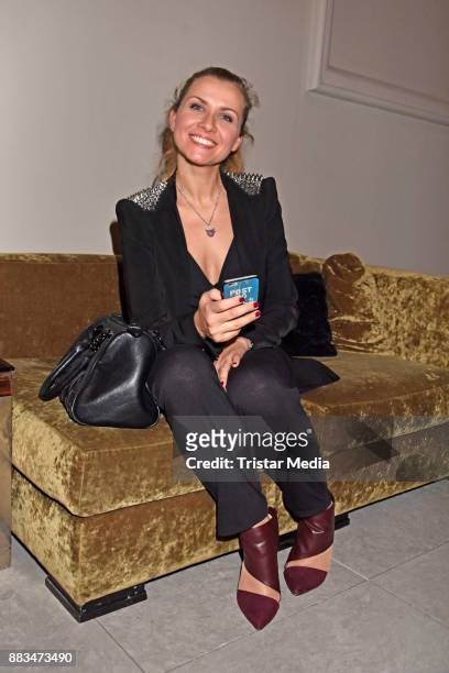 Jessica Boehrs attends the exhibition opening 'Sound of Passion' at Hotel De Rome on November 30, 2017 in Berlin, Germany.
