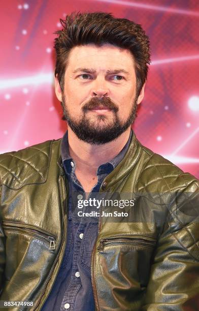 Karl Urban attends the opening day of Tokyo Comic Con at Makuhari Messe on December 1, 2017 in Chiba, Japan.