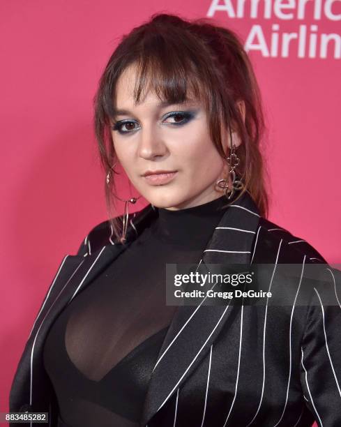 Daya arrives at the Billboard Women In Music 2017 at The Ray Dolby Ballroom at Hollywood & Highland Center on November 30, 2017 in Hollywood,...