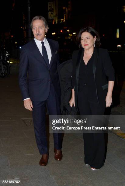 Roberto Torretta and Carmen Echevarria attend the 'Harper's Bazaar' Actitud 43 awards at Casino de Madrid on November 30, 2017 in Madrid, Spain.