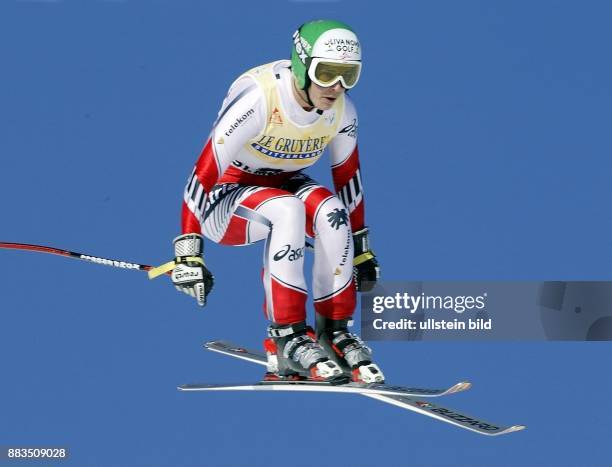 Sportlerin, Ski Alpin, Österreich Weltcup Abfahrt der Damen in St. Moritz: 2. Training