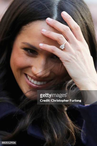 Meghan Markle visits Nottingham Contemporary on December 1, 2017 in Nottingham, England. Prince Harry and Meghan Markle announced their engagement on...