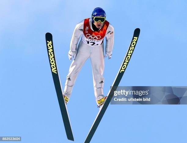 Skisprung Großschanze : Skispringer Sven Hannawald in Aktion