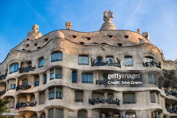 La Pedrera, Casa Milà house designed by Antonio Gaudi.