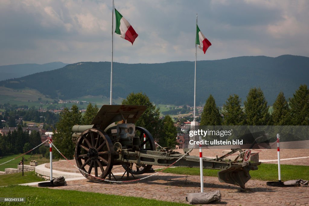 Asiago, Veneto, Italy, August 07, 2015, Alpine-War 1915-1918 Monument in Asiago