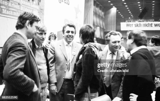 Germany, Duesseldorf: The 7th congress of the union of the Socialist German Workers Youth in 1982.
