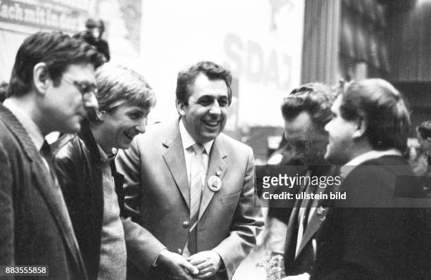 Germany, Duesseldorf: The 7th congress of the union of the Socialist German Workers Youth in 1982.