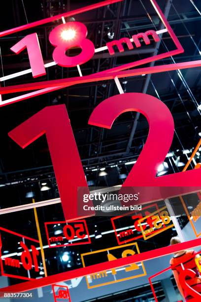 Carefully designed Samsung booth at the trade fair Photokina in Cologne.