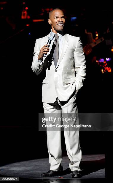 Actor, s inger and comedian Jamie Foxx attends the Apollo Theater's 75th Anniversary Gala at The Apollo Theater on June 8, 2009 in New York City.