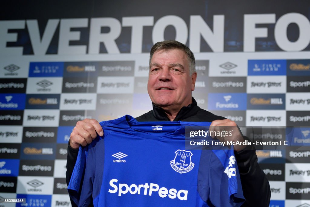 Everton Training and Press Conference