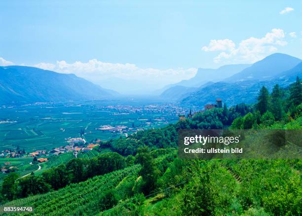 South Tyrol, Alto Adige, landscape, Cermes, Lana, Val d'Adige, Penegal, castello, castel Monteleone