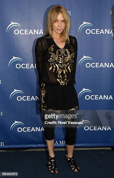Rosanna Arquette attends Oceana's celebration of World Oceans Day with La Mer at a private residence on June 8, 2009 in Los Angeles, California.