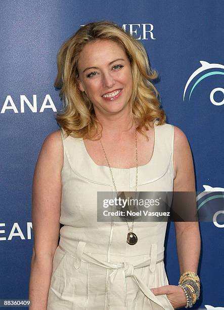 Virginia Madsen attends Oceana's celebration of World Oceans Day with La Mer at a private residence on June 8, 2009 in Los Angeles, California.