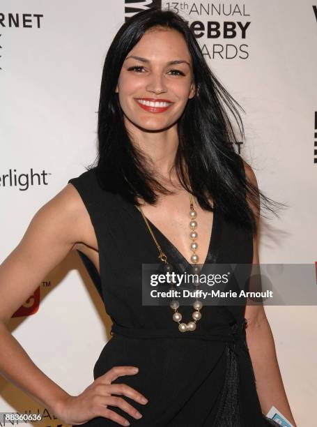 Personality Meghan Asha attends the 13th annual Webby Awards at Cipriani Wall Street on June 8, 2009 in New York City.