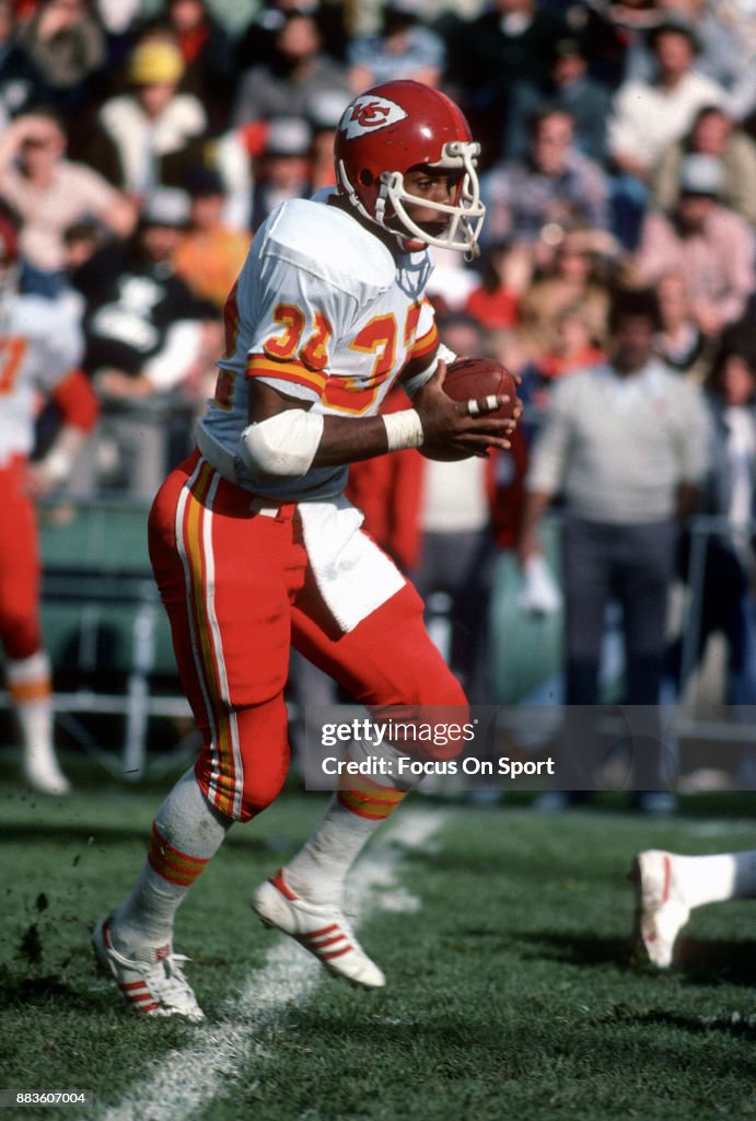 Kc Reed Tony Reed of the Kansas City Chiefs carries the ball against the ...