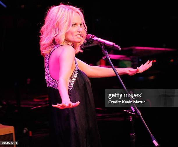 Kristin Chenoweth performs during a celebration of Paul Newman's Hole in the Wall camps at Avery Fisher Hall at Lincoln Center for the Performing...