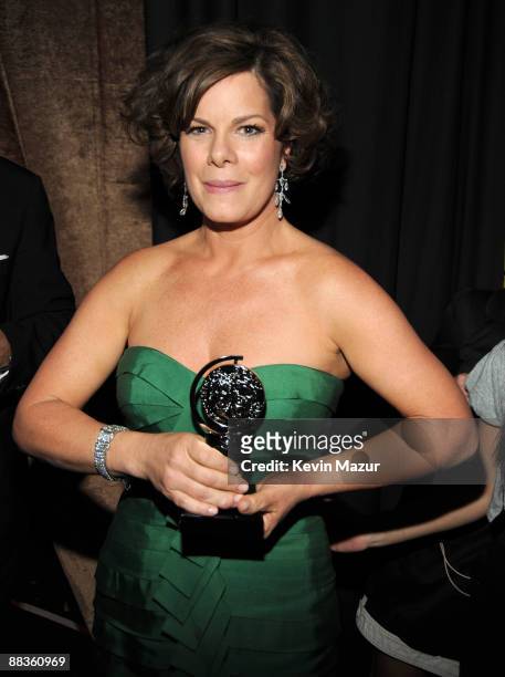 Marcia Gay Harden backstage at the 63rd Annual Tony Awards at Radio City Music Hall on June 7, 2009 in New York City.