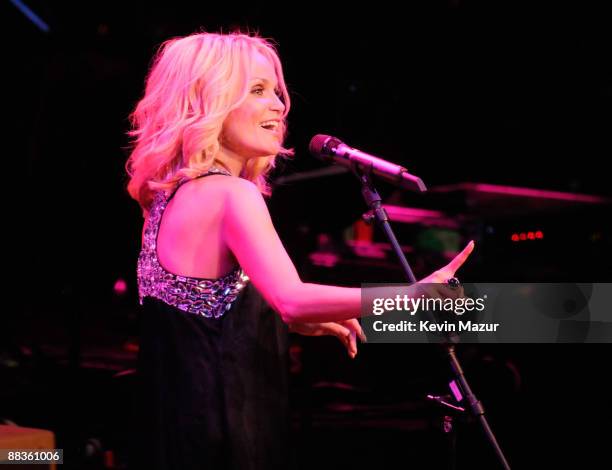 Kristin Chenoweth performs during a celebration of Paul Newman's Hole in the Wall camps at Avery Fisher Hall at Lincoln Center for the Performing...