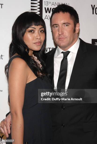 Mariqueen Maandig and Trent Reznor attend the 13th annual Webby Awards at Cipriani Wall Street on June 8, 2009 in New York City.