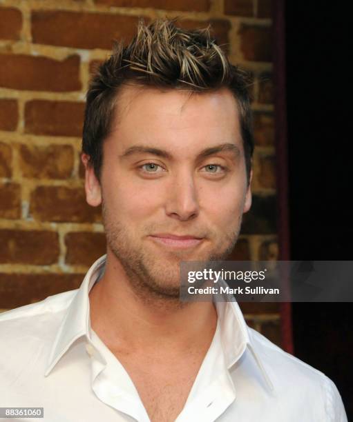 Lance Bass arrives at the Los Angeles premiere of a new TV pilot "Rex" at Cinespace on June 8, 2009 in Hollywood, California.