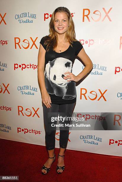 Actress Stephanie Lemelin arrives at the Los Angeles premiere of a new TV pilot "Rex" at Cinespace on June 8, 2009 in Hollywood, California.