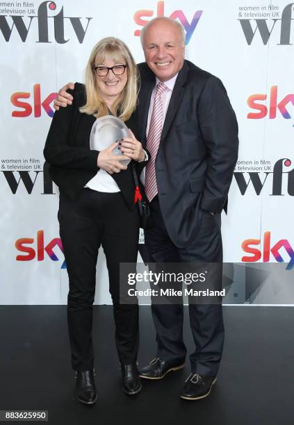 Jane Root and Greg Dyke attend the 'Sky Women In Film and TV Awards' held at London Hilton on December 1, 2017 in London, England.