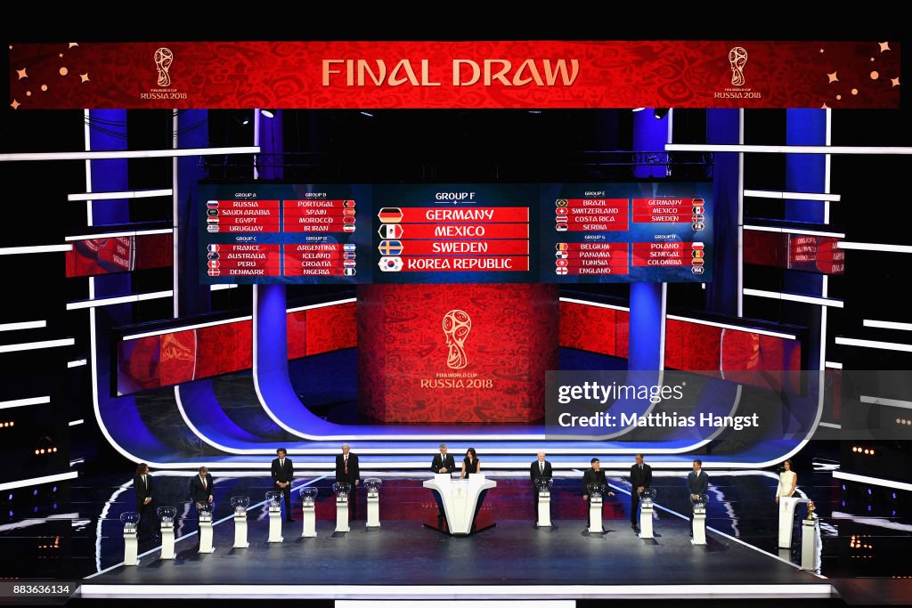 Final Draw for the 2018 FIFA World Cup Russia