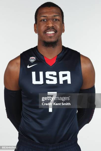 Jonathan Holmes of Team USA poses for a head shot on November 20, 2017 at Greensboro Coliseum Complex in Greensboro, Norht Carolina. NOTE TO USER:...