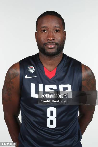 Donald Sloan of Team USA poses for a head shot on November 20, 2017 at Greensboro Coliseum Complex in Greensboro, Norht Carolina. NOTE TO USER: User...