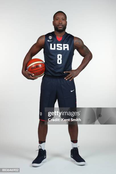 Donald Sloan of Team USA poses for a portrait on November 20, 2017 at Greensboro Coliseum Complex in Greensboro, Norht Carolina. NOTE TO USER: User...