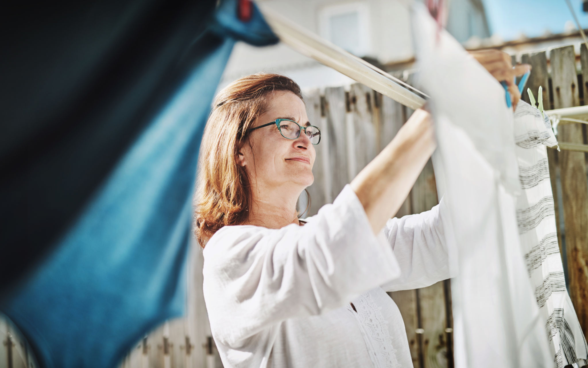 drying clothes