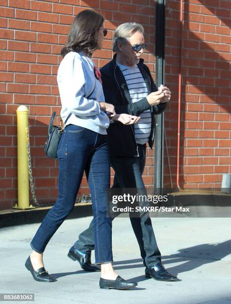 Actor Don Johnson and Kelley Phleger are seen on November 30, 2017 in Los Angeles, CA.