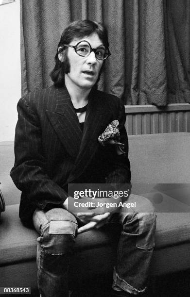 Alex Harvey of the Sensational Alex Harvey Band posed in 1972 in Manchester, UK.