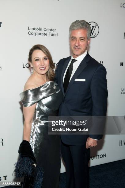 Deborah Van der Heyden and Guy de Chimay attend an evening honoring Louis Vuitton and Nicolas Ghesquiere at Alice Tully Hall at Lincoln Center on...