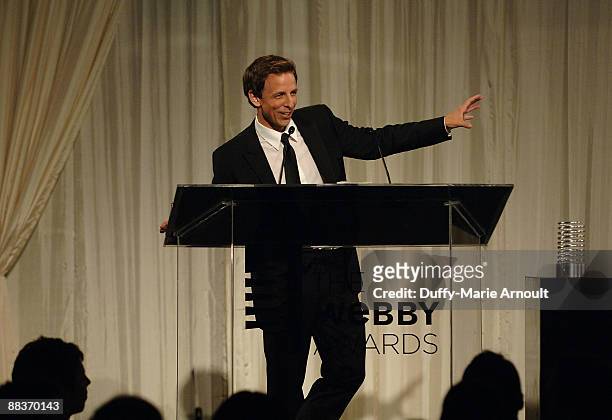 Actor and comedian Seth Meyers hosts the 13th annual Webby Awards at Cipriani Wall Street on June 8, 2009 in New York City.