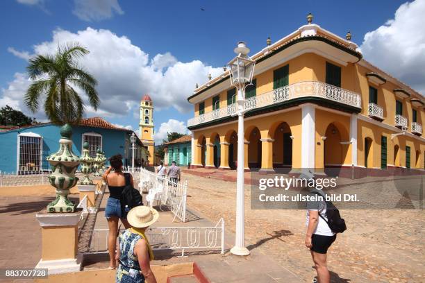 Plaza Mayor Trinidad ist eine Stadt in der Provinz Sancti Spíritus / Kuba Cuba Urlaub Republica de Cuba Republik Kuba Karibik