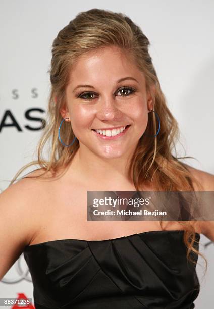 Gymnast Shawn Johnson attends Hollywood Life's 11th Annual Young Hollywood Awards Sponsors at The Eli and Edythe Broad Stage on June 7, 2009 in Santa...