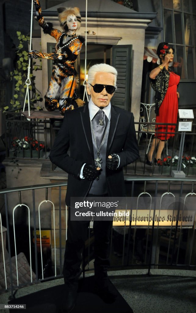 Karl Lagerfeld als Wachsfigur