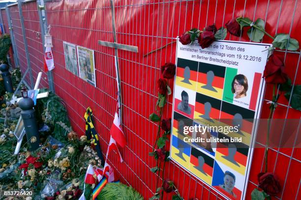 Gedenken des Terroranschlags in Berlin vom Berlin : Terroranschlag vom auf dem Weihnachtsmarkt an der Kaiser-Wilhelm-Gedächtniskirche am...