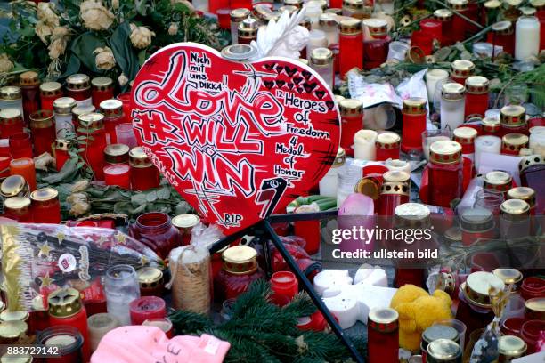 Gedenken des Terroranschlags in Berlin vom Berlin : Terroranschlag vom auf dem Weihnachtsmarkt an der Kaiser-Wilhelm-Gedächtniskirche am...