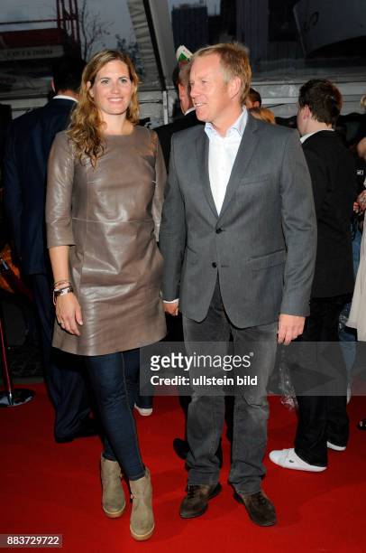Kerner, Johannes B. - Presenter, Germany - with Wife Britta Becker-Kerner at 'Nacht der Legenden' event at Schmidt's Tivoli, Hamburg