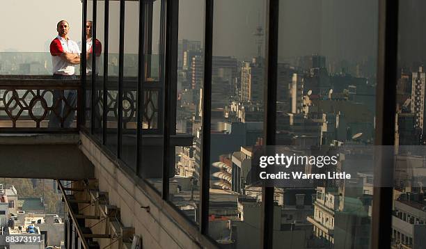 Portrait of England Captain Steve Borthwick ahead of the second test against Argentina pictured at the Panamericano Hotel on June 9, 2009 in ,...