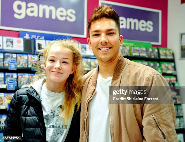 Matt Terry performs live and signs copies of his debut album 'Trouble' for fans at HMV Manchester on November 29, 2017 in Manchester, England.