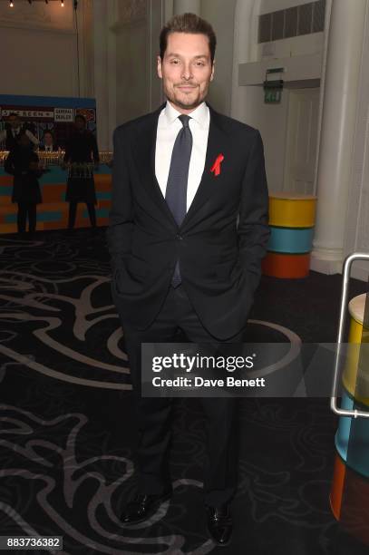 Seb Bishop attends the World Aids Day Charity Gala aimed at using football to educate and inspire vulnerable young people in developing countries at...