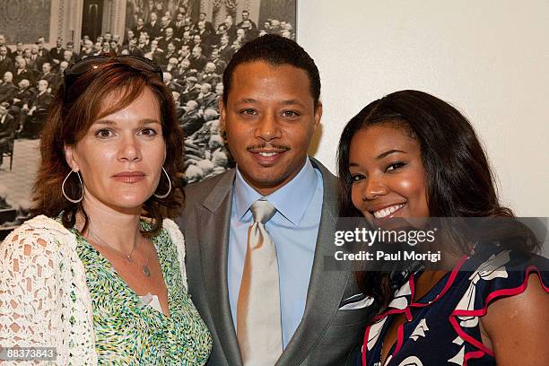 Catherine Dent, Terrence Howard and Gabrielle Union attend the "Children Uniting Nations" 4th Annual National Conference at The House Capitol...
