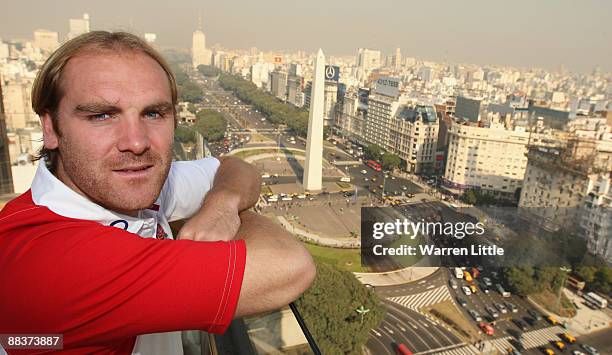 Portrait of Andy Goode of England ahead of the second test against Argentina pictured at the Panamericano Hotel on June 9, 2009 in , Argentina.