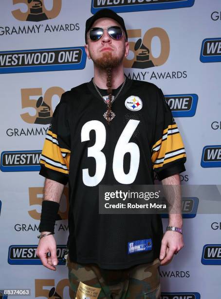 Musician Shavo Odadjian at the 50th Annual Grammy Awards Westwood One Radio Remotes at Staples Center on Febuary 7, 2008 in Los Angeles, California.