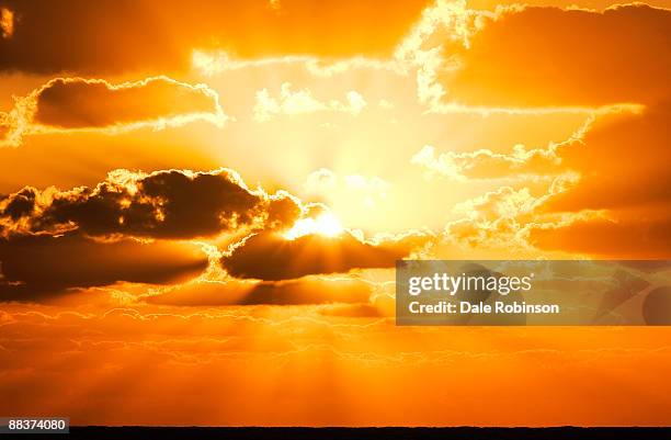 sunset sky  - chichijima stock pictures, royalty-free photos & images