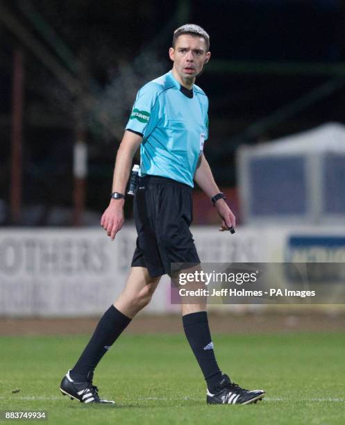 Referee Kevin Clancy